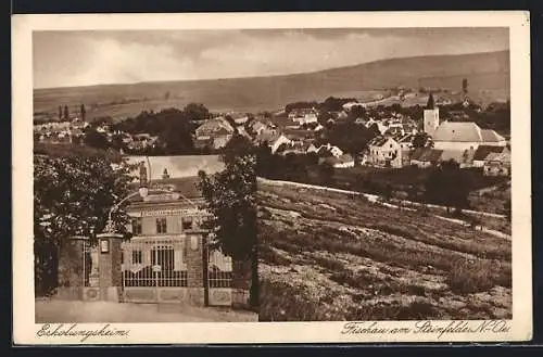 AK Fischau a. Steinfelde, Ortsansicht, Erholungsheim