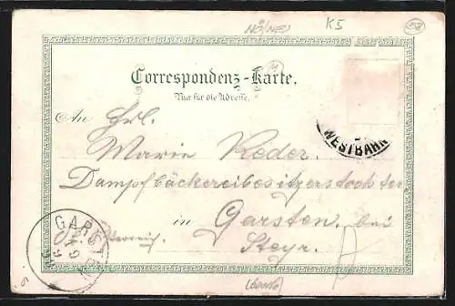 Lithographie Semmering, Ortsansicht mit gewaltigem Bergpanorama