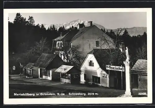 AK Gutenstein, Gasthaus Michael Moser am Mariahilfberg