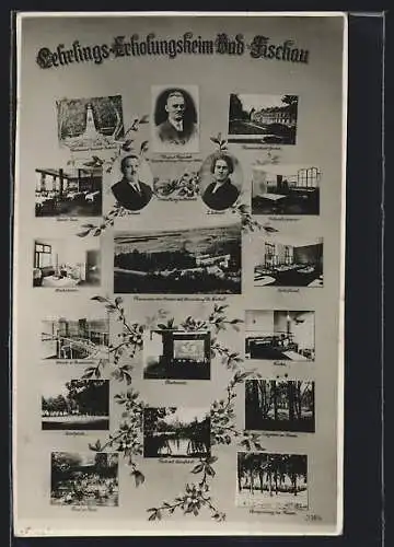 AK Bad Fischau, Ansichten vom Lehrlings-Erholungsheim