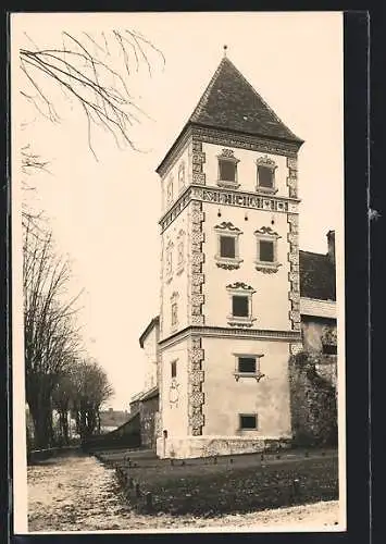 AK Wels, Ansicht vom Wasserturm