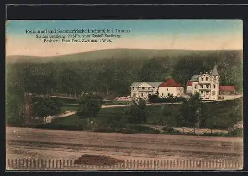 AK Wehrheim b. Saalburg, Restaurant und Sommerfrische Lochmühle