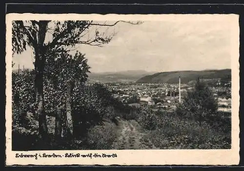 AK Lörrach, Blick auf die Stadt