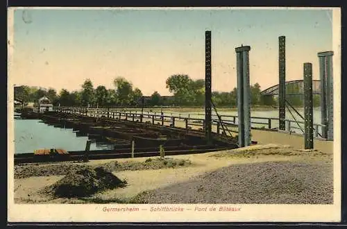AK Germersheim, Die Schiffbrücke