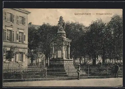 AK Germersheim, Am Kriegerdenkmal