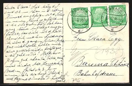 AK Lörrach, Blick auf den Ort