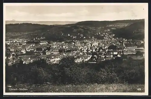 AK Lörrach-Stetten, Ortsansicht