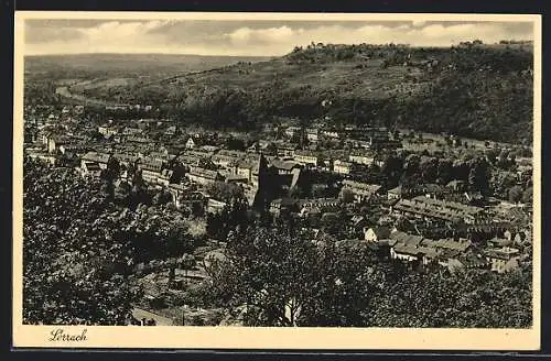 AK Lörrach, Blick auf den Ort