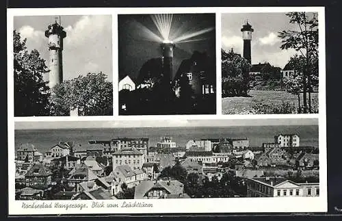 AK Wangerooge, Leuchtturm, Ortsansicht vom Leuchtturm aus