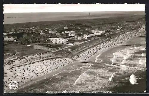 AK Wangerooge, Ortsansicht mit Strand