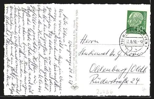 AK Wangerooge, Ortsansicht mit Strand