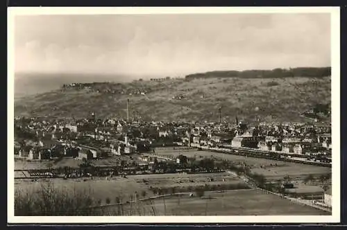 AK Lörrach, Blick über die Stadt nach Tüllingen