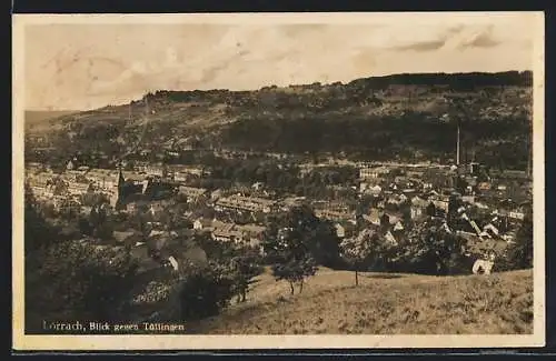 AK Lörrach, Blick gegen Tüllingen