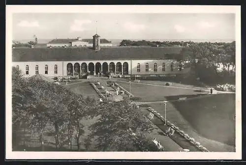 AK Norderney, Kurhaus und Anlagen aus der Vogelschau