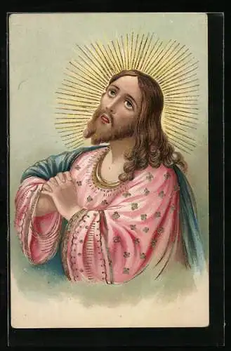 AK Jesus beim Gebet