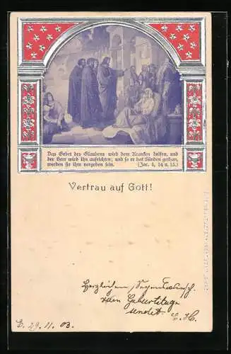 AK Jesus heilt einen Kranken