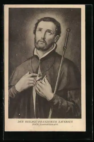 Künstler-AK Der Heilige Franziskus Xaverius, nach Sassoferrato