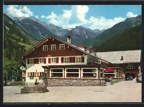 AK Hinterstein, Alpenhotel Grüner Hut