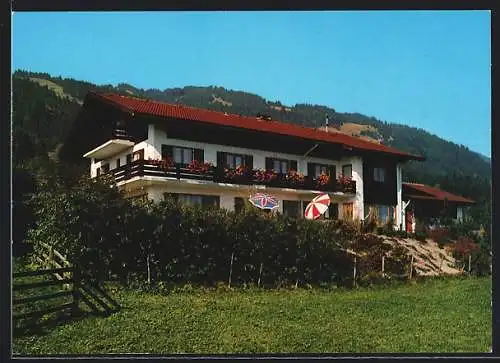 AK Bolsterlang /Allgäu, Blick auf die Pension Walz