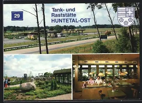 AK Wardenburg, BAB-Tank- und Raststätte Huntetal-Ost, mit Innenansicht