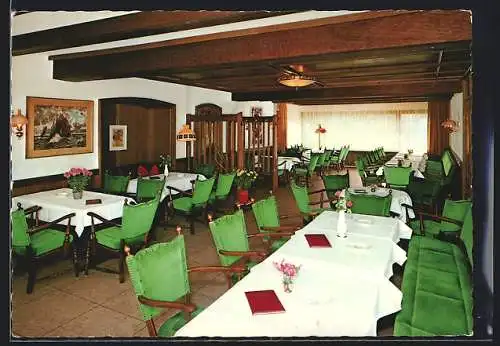 AK Wenningstedt /Sylt, Hotel und Restaurant Friesenhof, Innenansicht