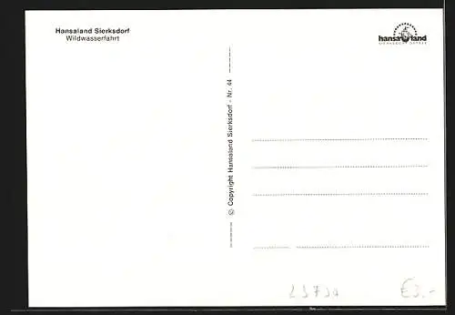 AK Sierksdorf, Wildwasserfahrt im Hansaland