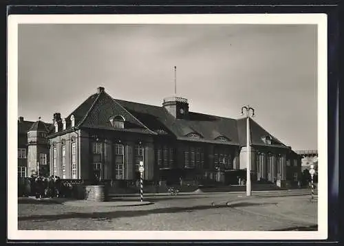 AK Flensburg, Blick auf den Hauptbahnhof