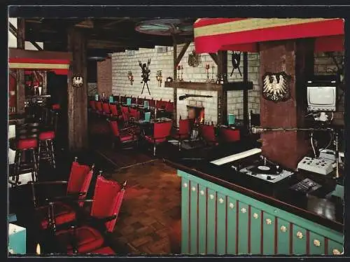 AK Kiel-Gaarden, Ambassador Scotch Club in der Elisabethstrasse 33, Gastraum mit bar