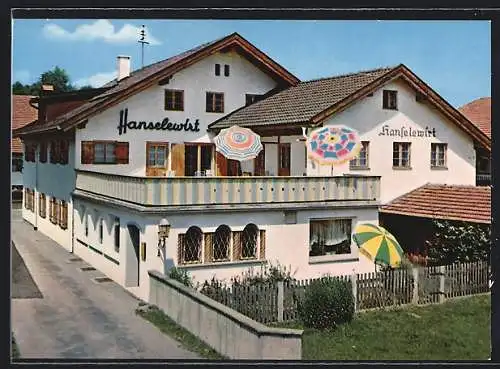 AK Schwangau /Füssen, Blick auf das Hotel Hanselewirt