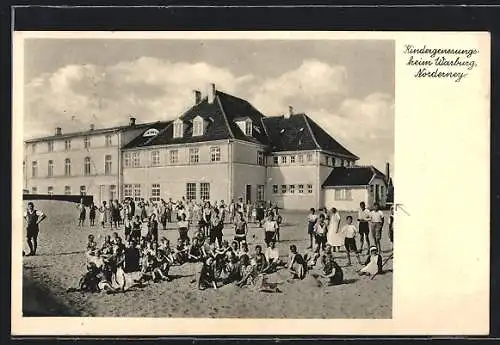 AK Norderney, Kindergenesungsheim Warburg