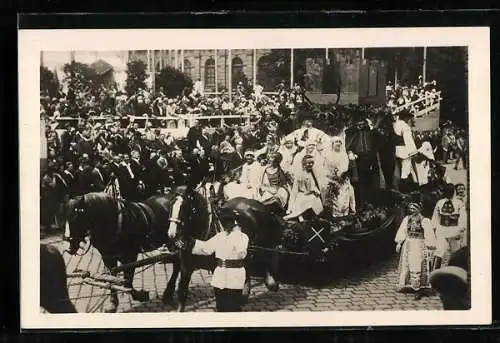 AK X. Deutsches Bundes Sängerfest, Festzug Siebenbürger Sachsen