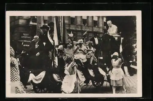 AK Wien, X. Deutsches Sängerbundesfest 1928, Kernstock Wagen