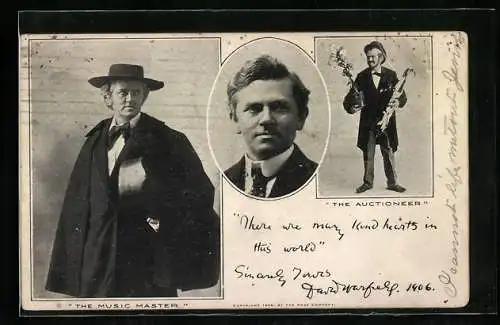 AK The Music Master, The Auctioneer, Komiker in verschiedenen Rollen