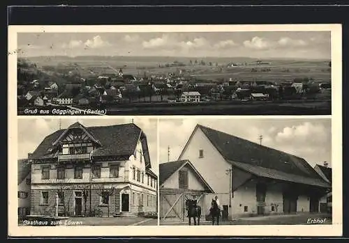 AK Göggingen / Krauchenwies, Gasthaus zum Löwen, der Erbhof