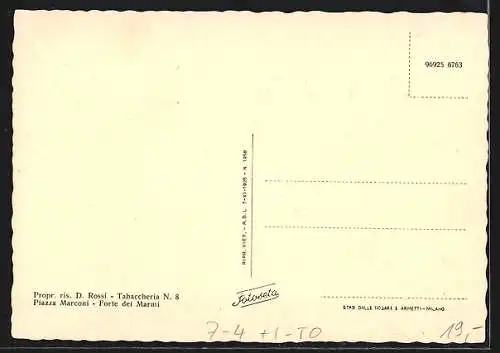 AK Forte dei Marmi, Veliera sotto carico