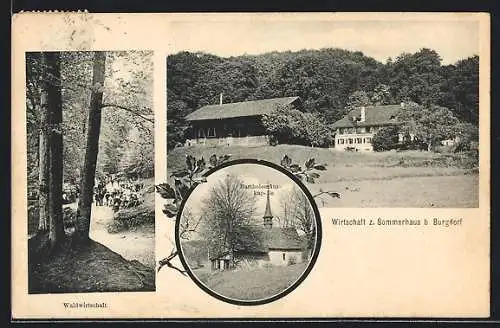 AK Burgdorf, Gasthof zum Sommerhaus, Bartholomäuskapelle