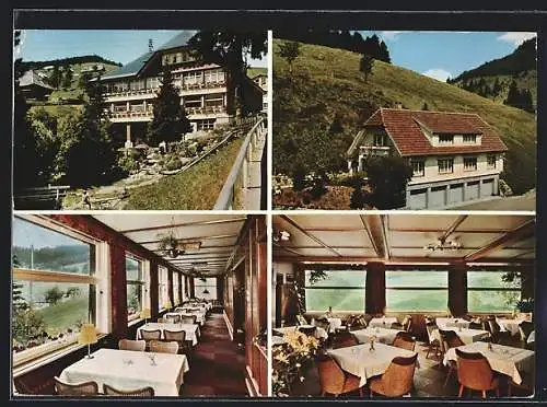 AK Muggenbrunn /Schwarzw., Hotel-Pension Adler