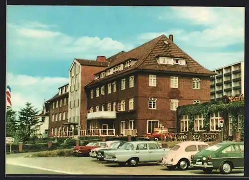 AK St. Peter-Ording, Blick zum Kurheim Stadt Hamburg