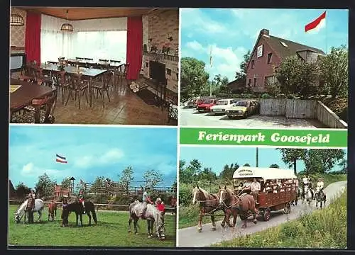 AK Goosefeld /Eckernförde, Ferienpark in vier Ansichten