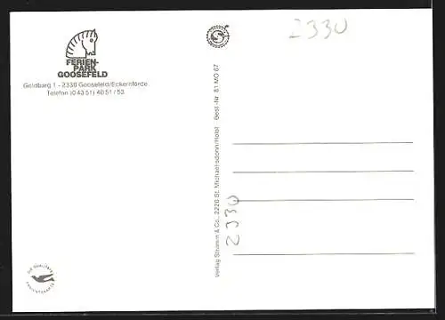 AK Goosefeld /Eckernförde, Ferienpark in vier Ansichten