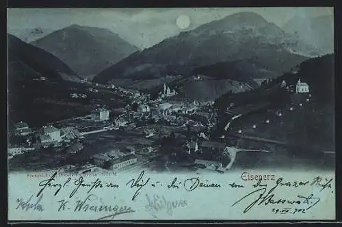 AK Eisenerz, Gesamtansicht mit umgebenden Bergen