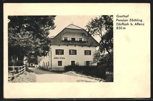 AK Dörflach b. Aflenz, Gasthof-Pension Zöchling