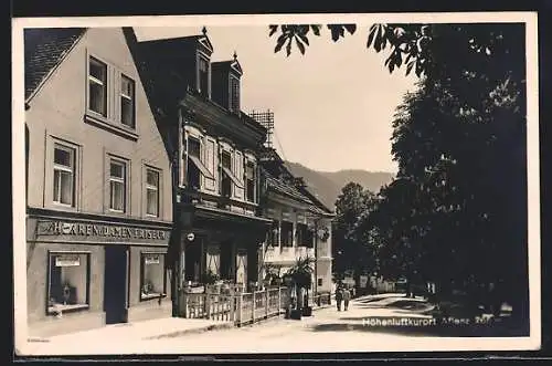 AK Aflenz, Strassenpartie mit Geschäften