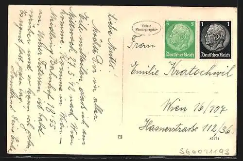 AK Aflenz, Strassenpartie mit Geschäften