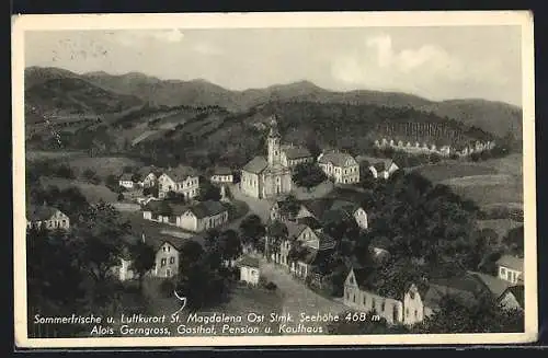 AK St. Magdalena, Alois Gerngross, Gasthof, Pension und Kaufhaus