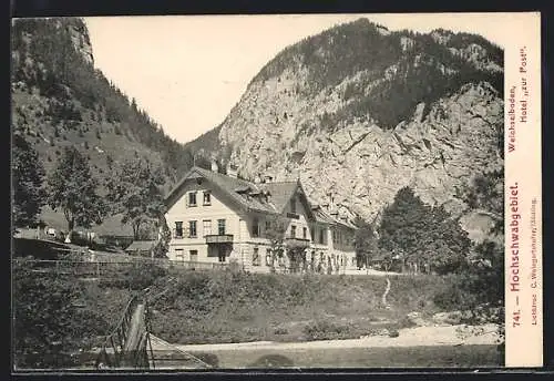 AK Weichselboden /Hochschwabgebiet, Hotel zur Post