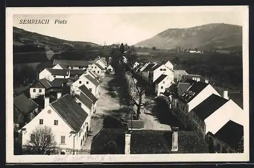 AK Semriach, Platz aus der Vogelschau