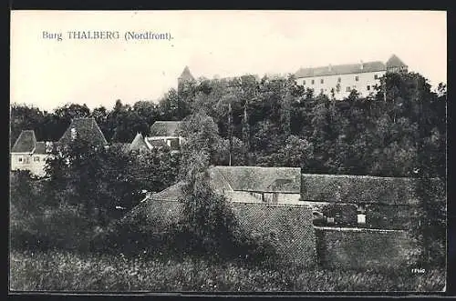 AK Dechantskirchen, Blick auf die Burg Thalberg