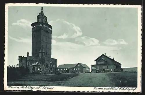 AK Landpoststempel Feldberg über Königdtein (Taunus)