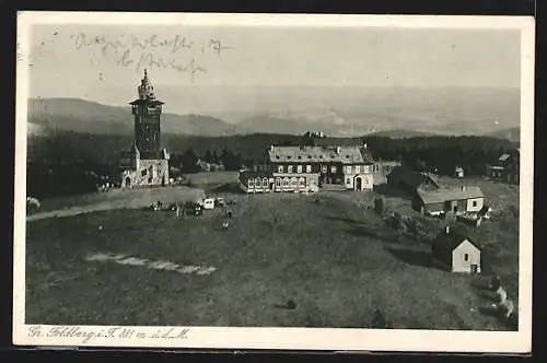 AK Landpoststempel Feldberg über Königstein (Taunus)